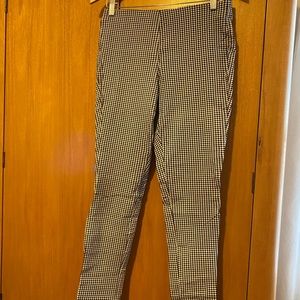 EUC Michael Kors gingham print skinny/Legging